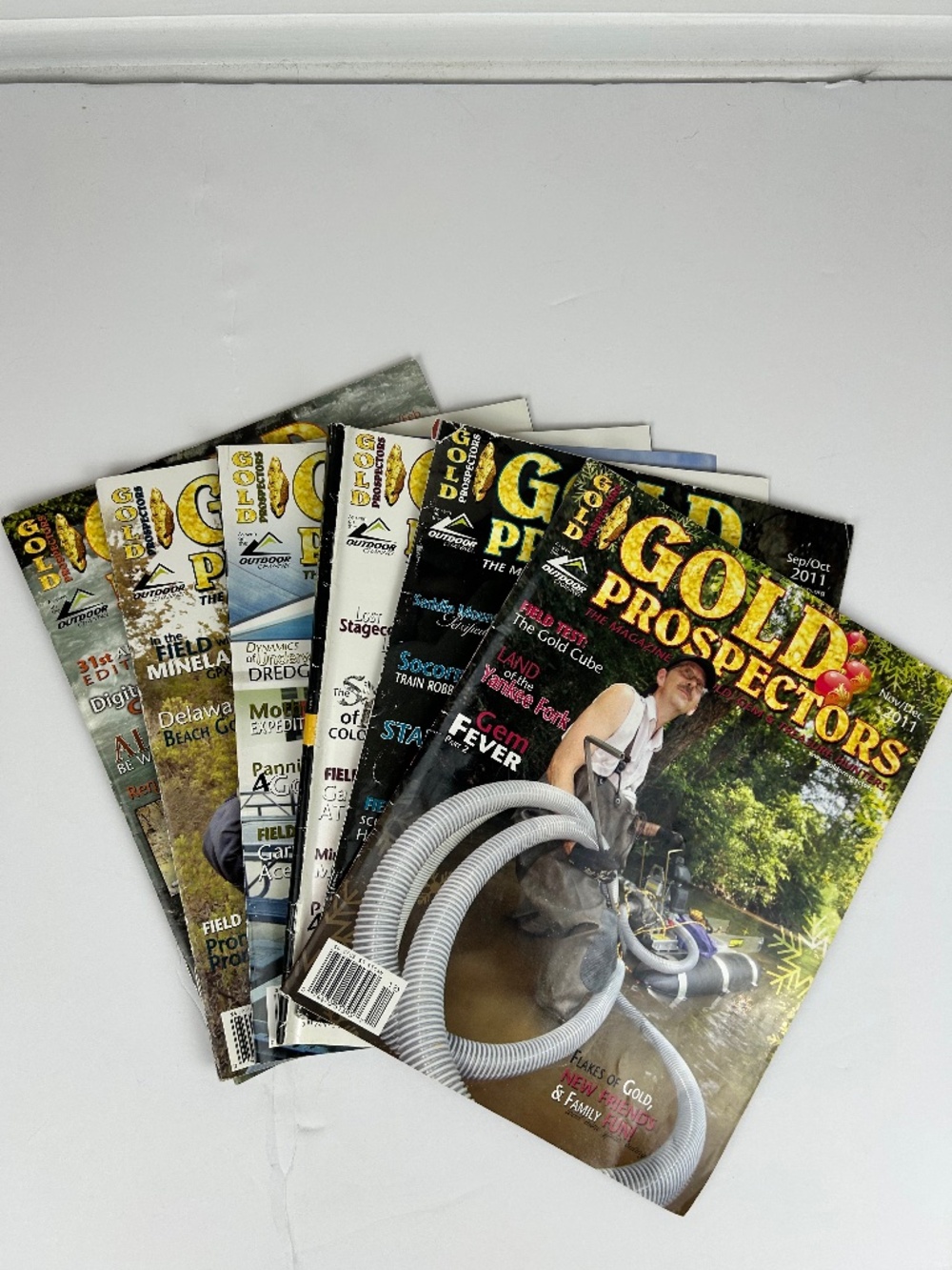 Gold Prospectors Magazine Lot 2011 Complete Year Gem And Treasure Hunters